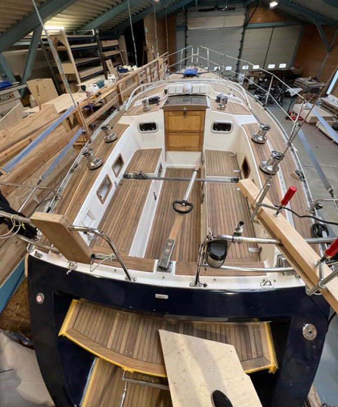 WERKWIJZE - jacht in bouw Jachtbetimmering